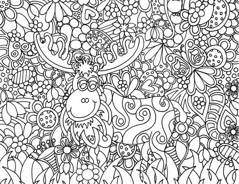 Navidad Para Adultos Para Colorear 10