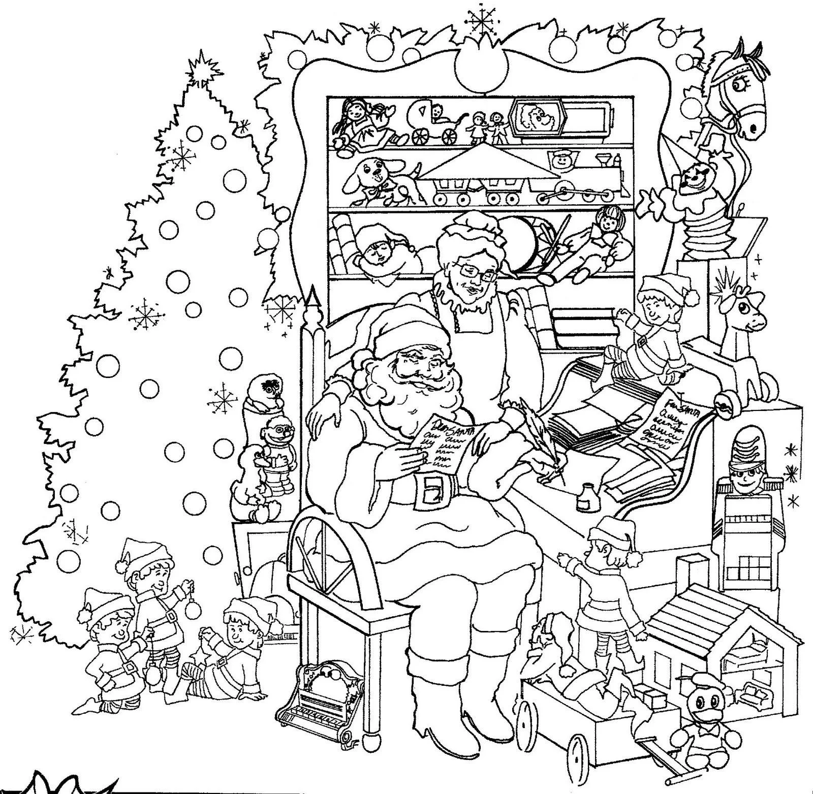 Navidad Para Adultos Para Colorear 11