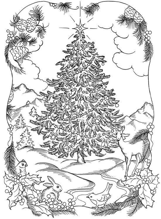 Navidad Para Adultos Para Colorear 35