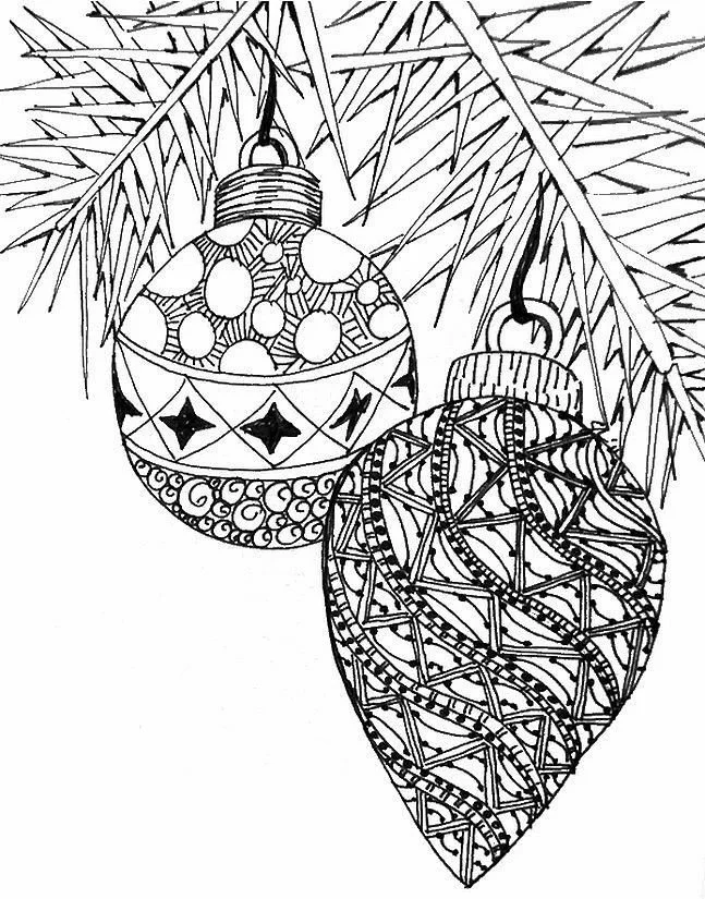 Christmas Adult Coloring Pages 37