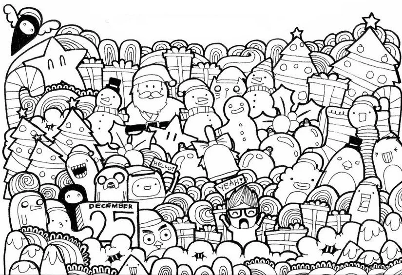 Navidad Para Adultos Para Colorear 40