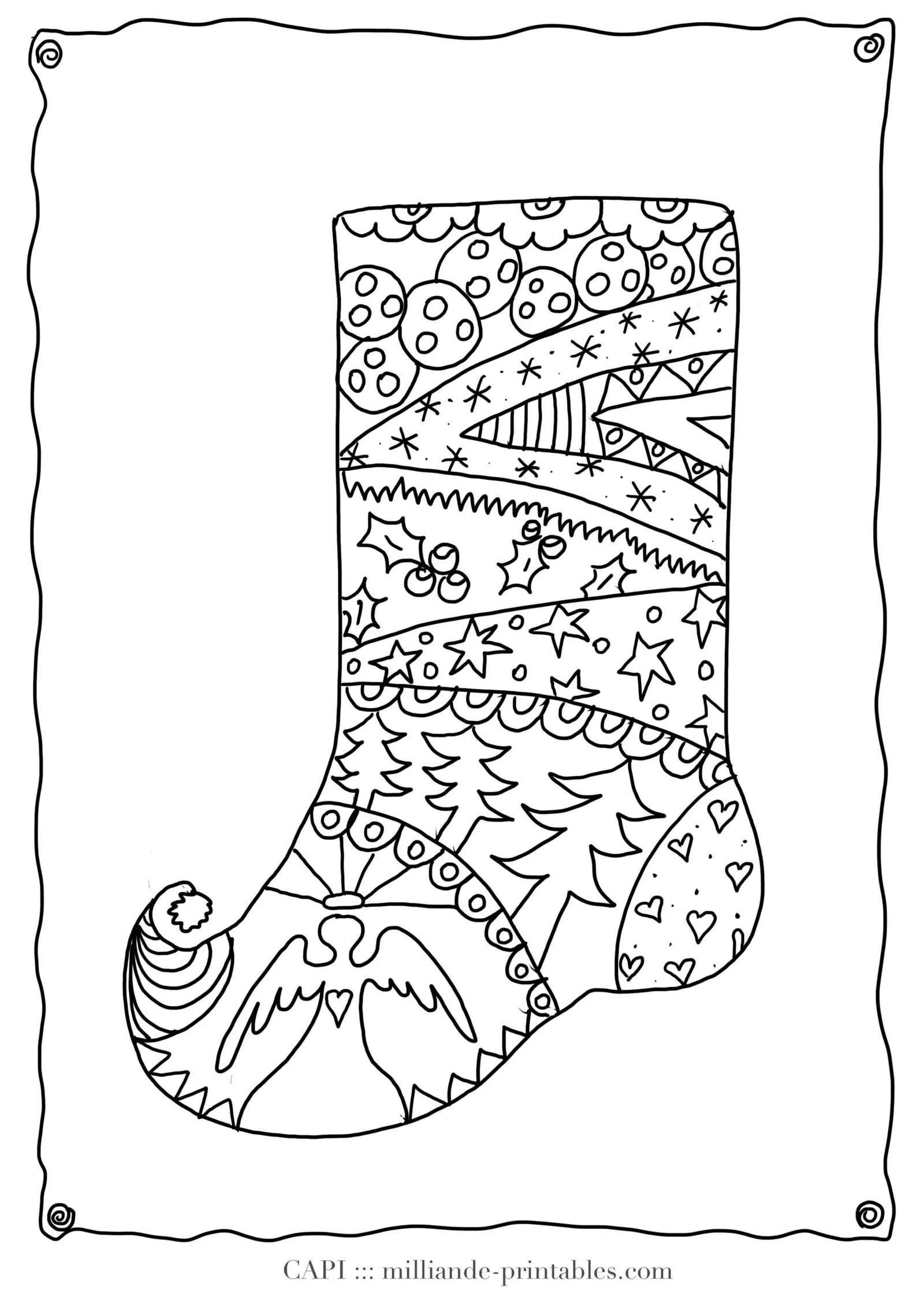 Christmas Adult Coloring Pages 46