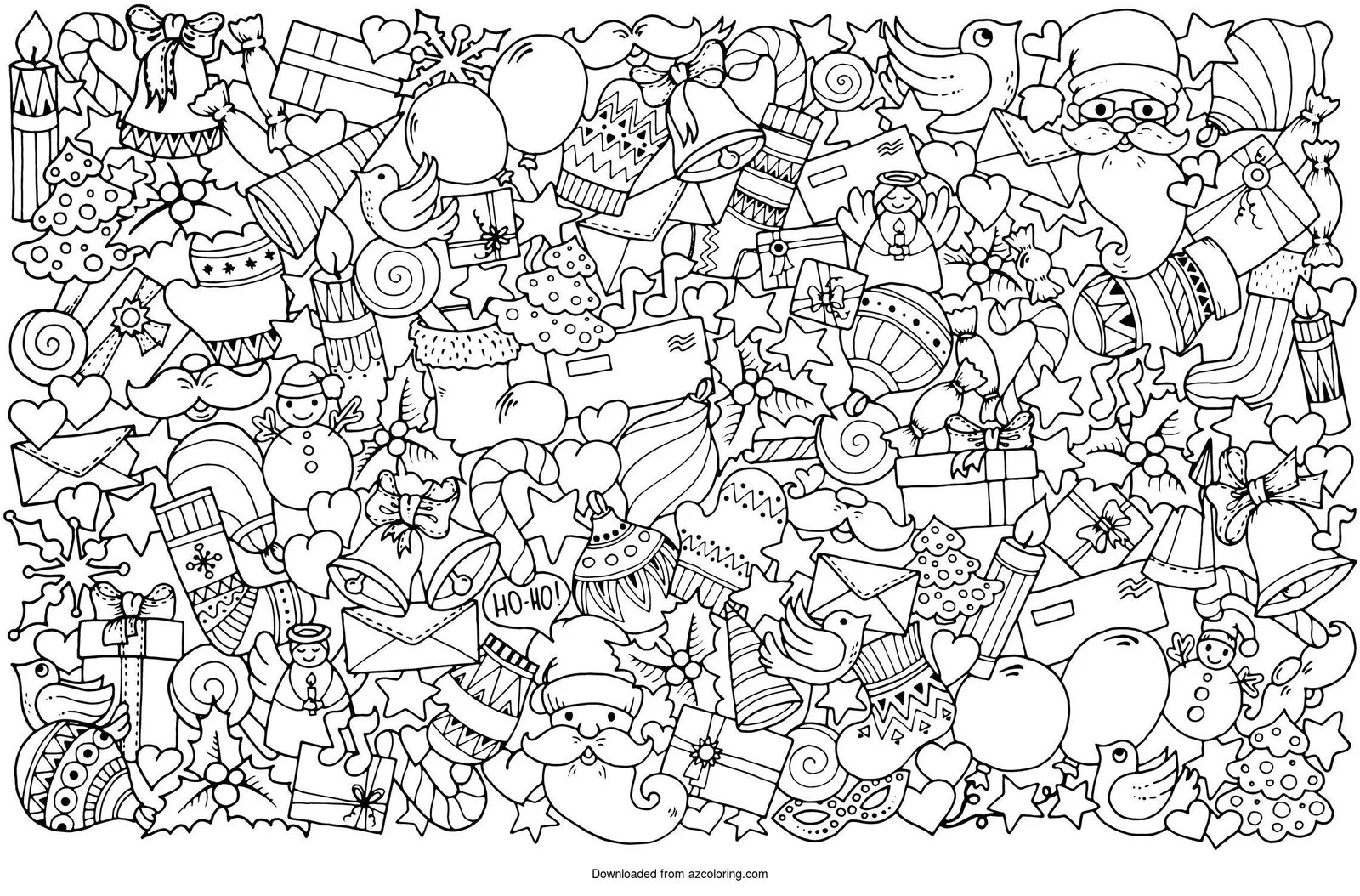 Christmas Adult Coloring Pages 62