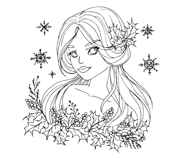 Animes de Natal Para Colorir 15
