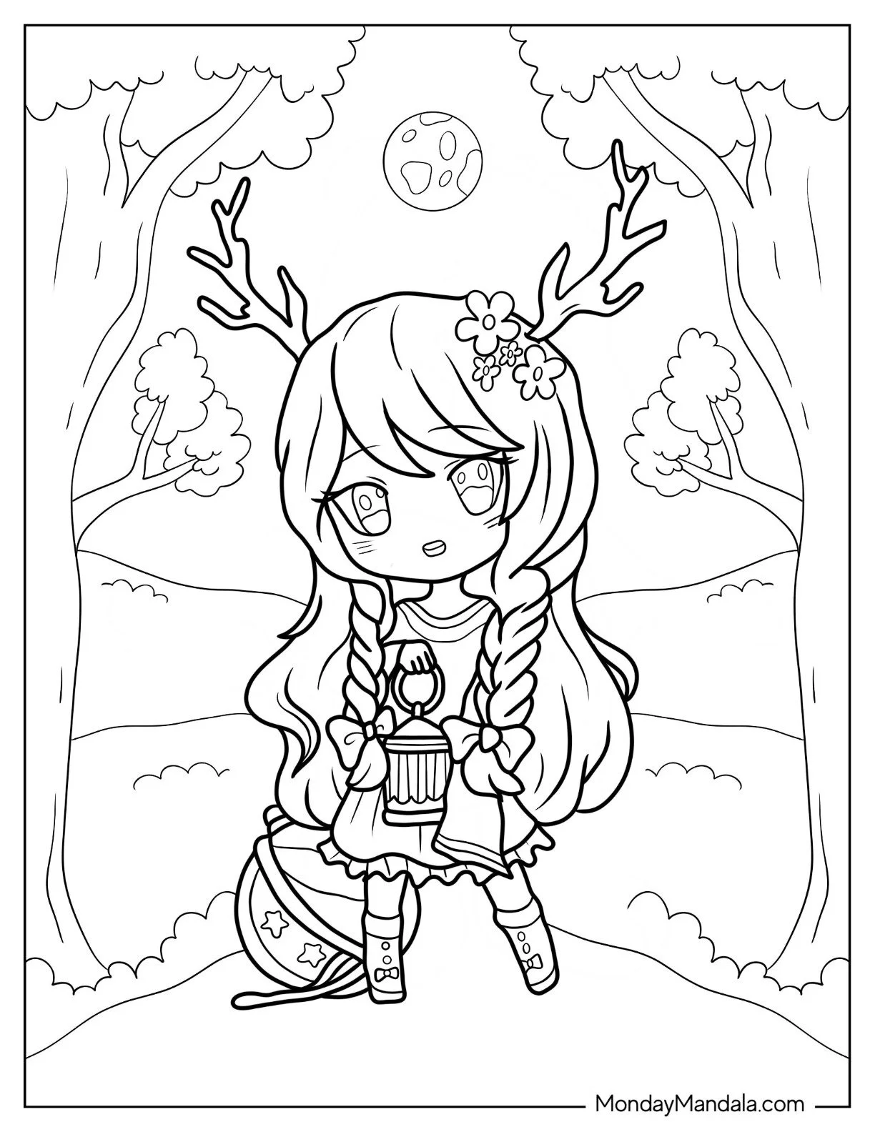 Animes de Natal Para Colorir 6