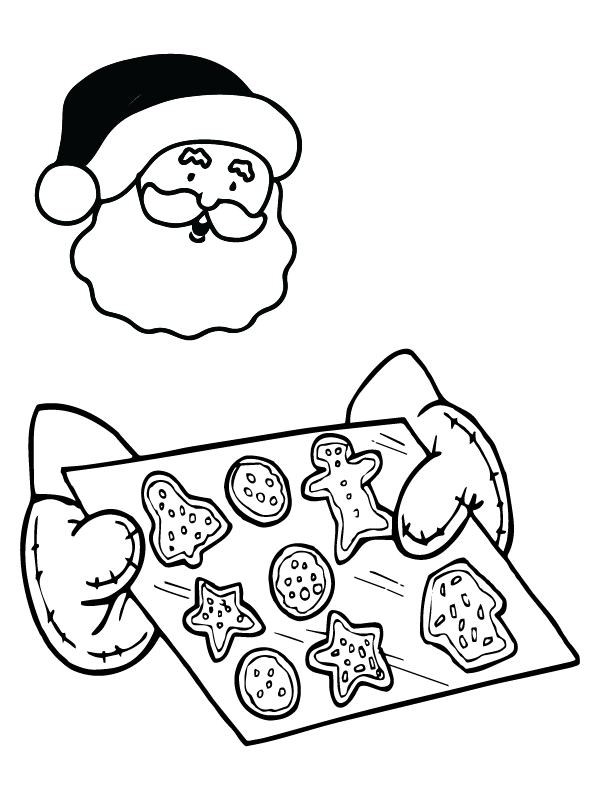 Desenhos de Biscoitos de Natal Para Colorir 14