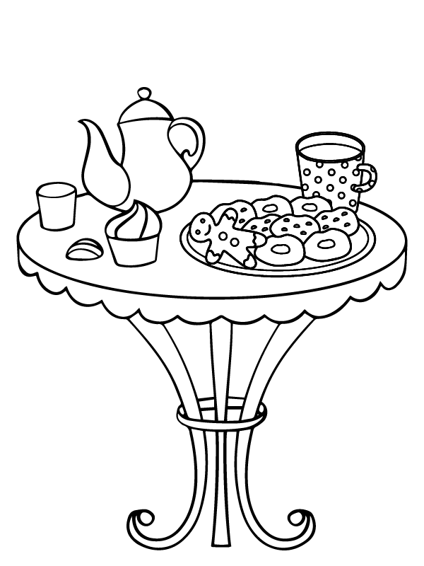 Desenhos de Biscoitos de Natal Para Colorir 5