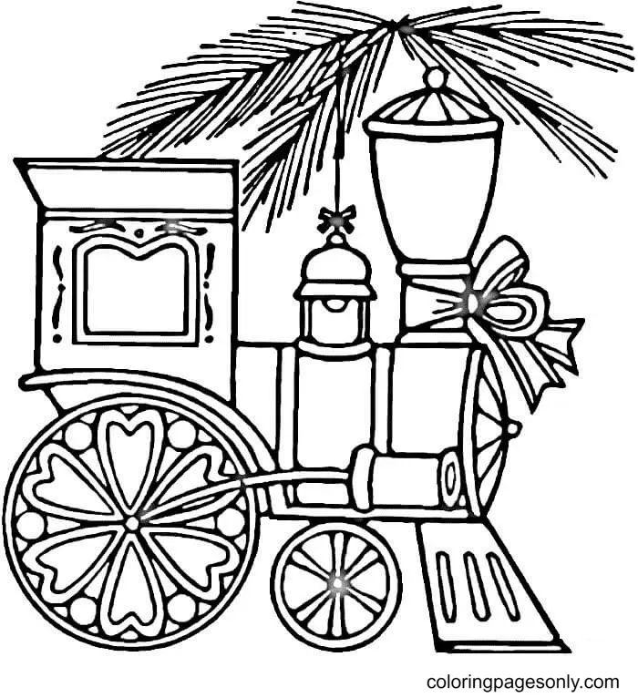 Desenhos de Enfeites de Natal Para Colorir 28