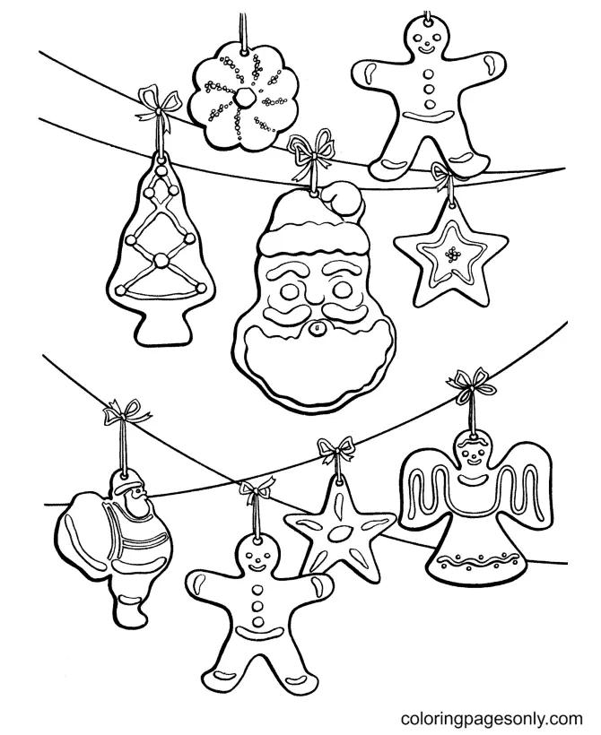 Christmas Ornaments Coloring Pages 50