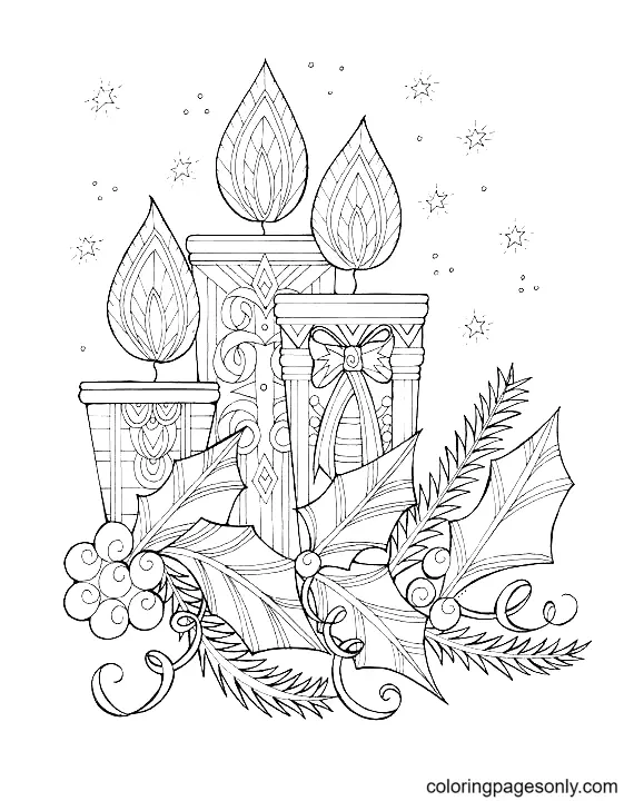 Christmas Ornaments Coloring Pages 65