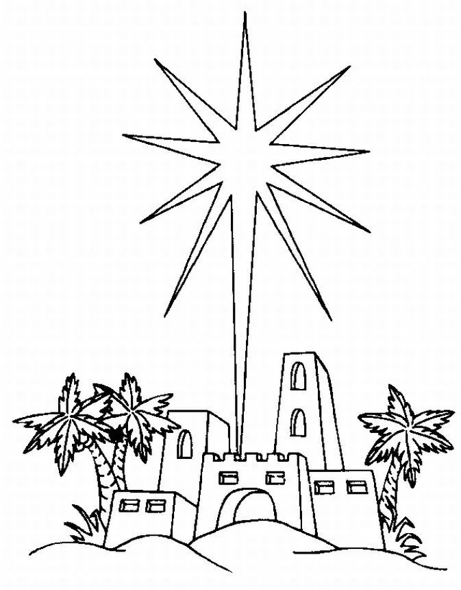 Christmas Star Coloring Pages 2