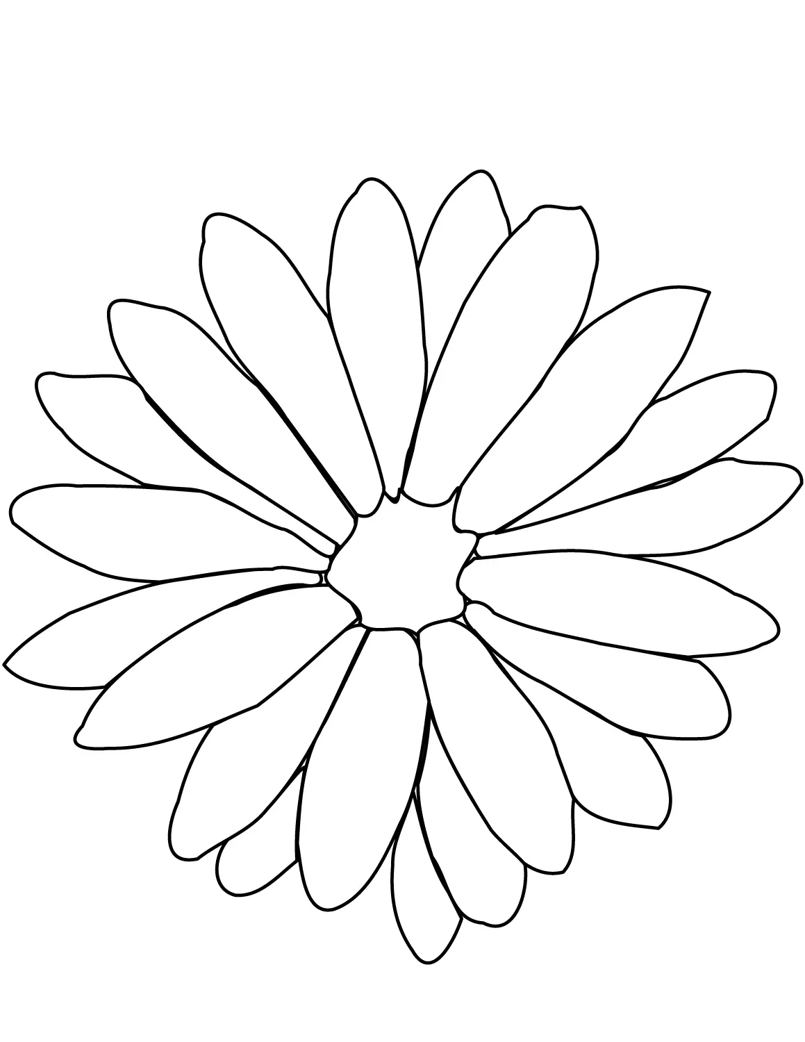Chrysanthemum Coloring Pages 9