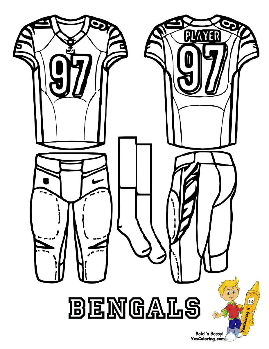 Cincinnati Bengals Ausmalbilder