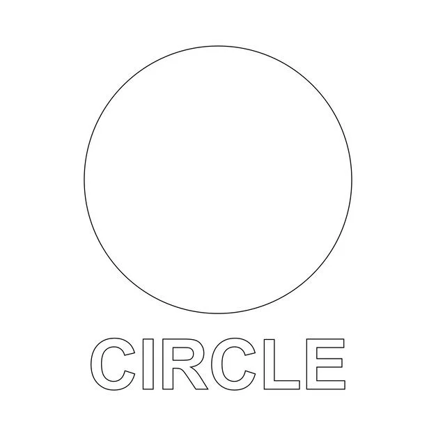 Circle Shape Coloring Pages 18