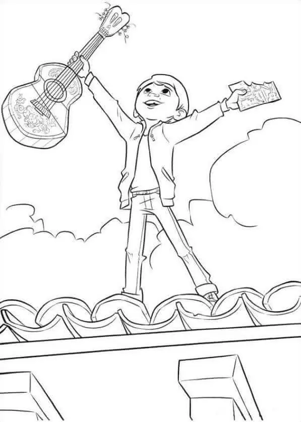 Coco Coloring Pages 34