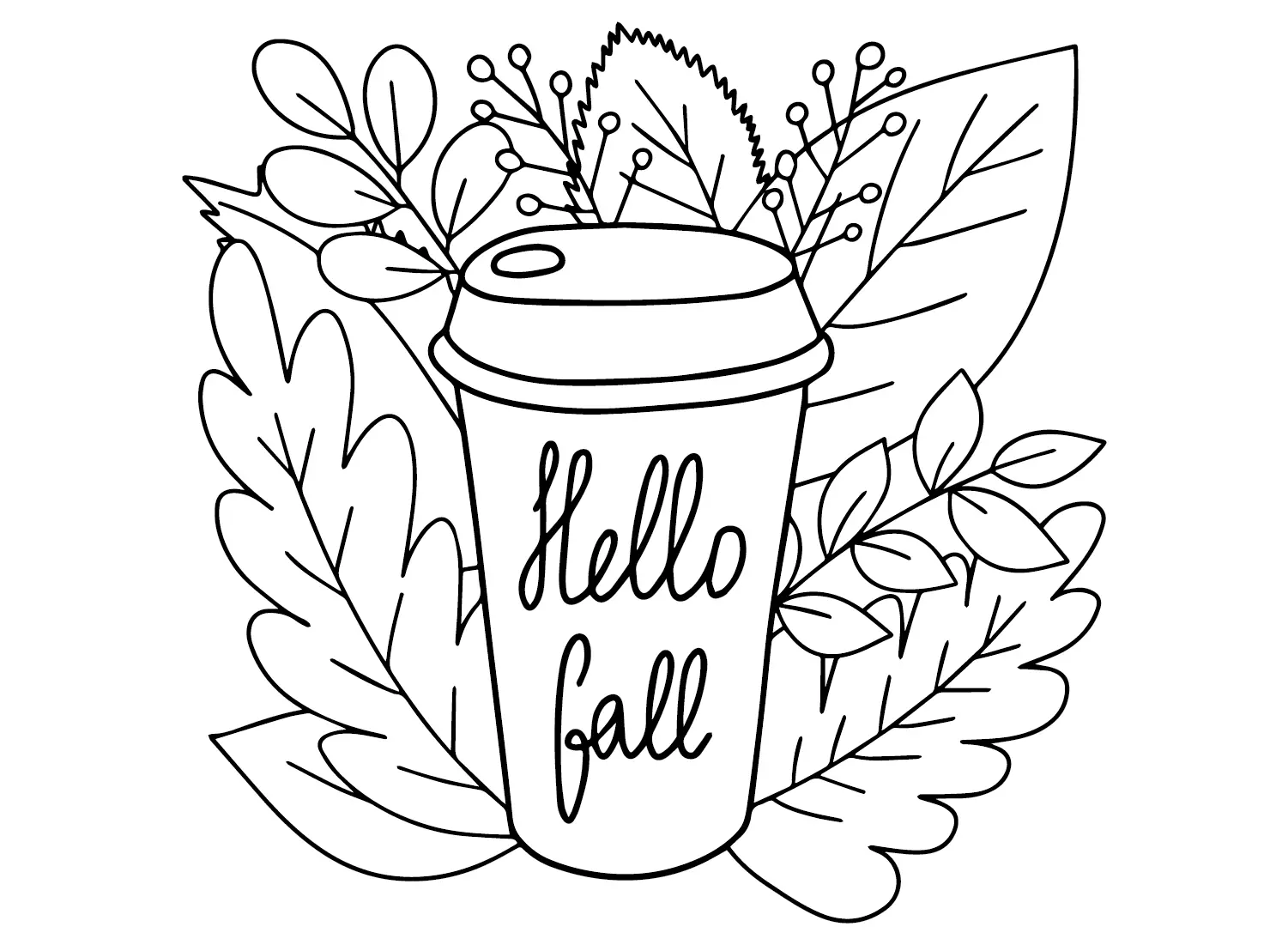 Desenhos de Cafe Para Colorir 30