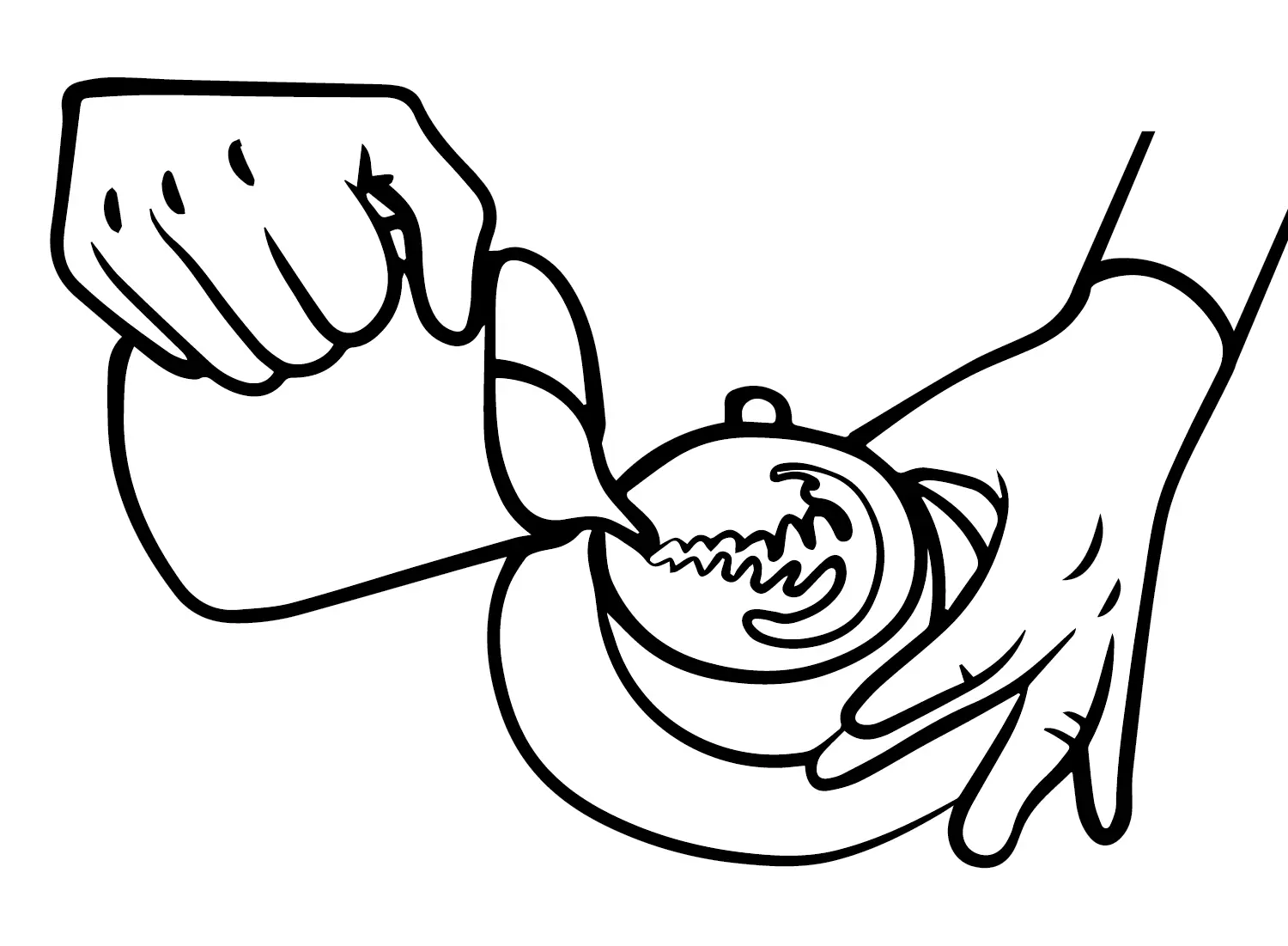 Desenhos de Cafe Para Colorir 34