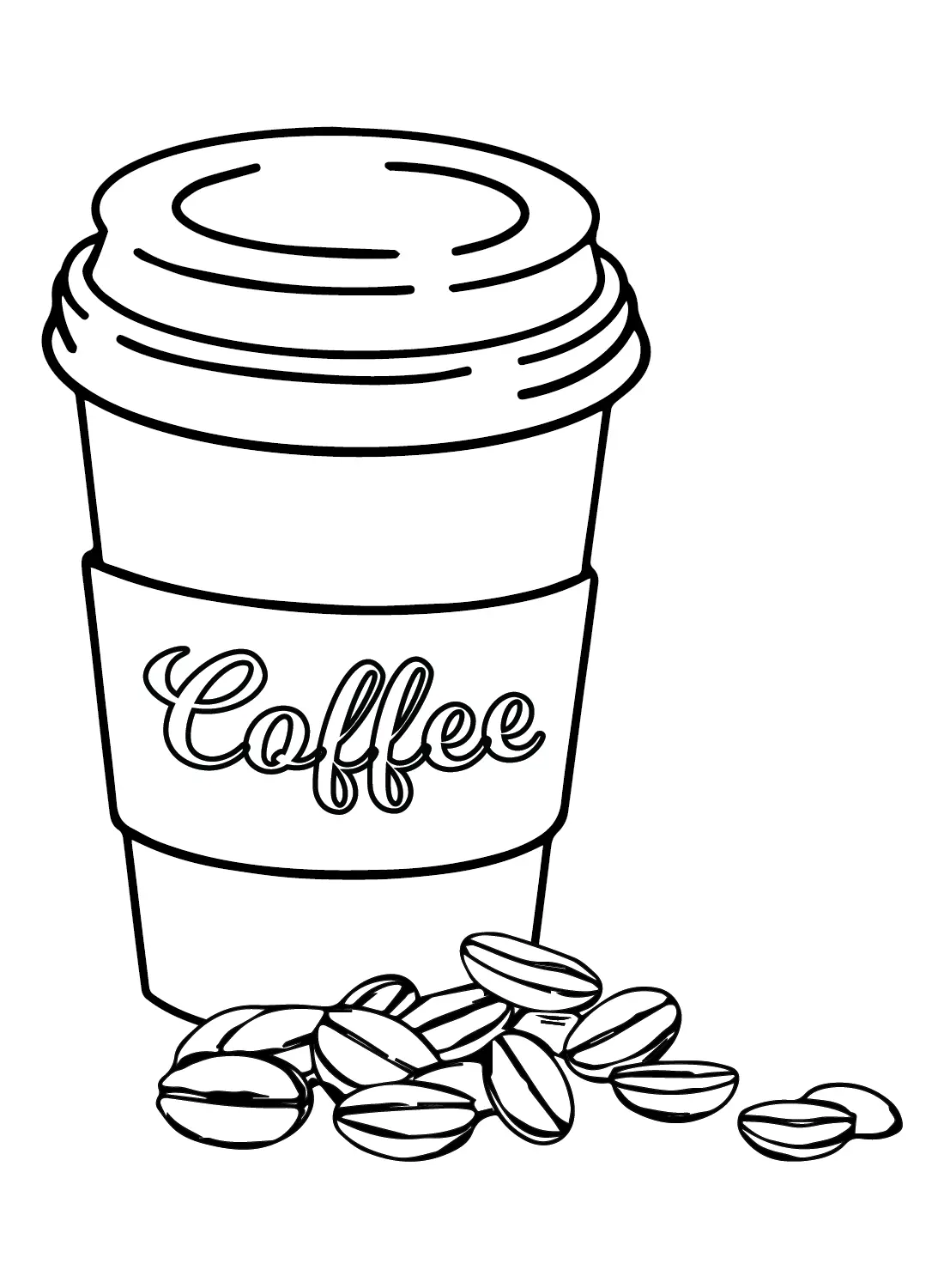 Desenhos de Cafe Para Colorir 7