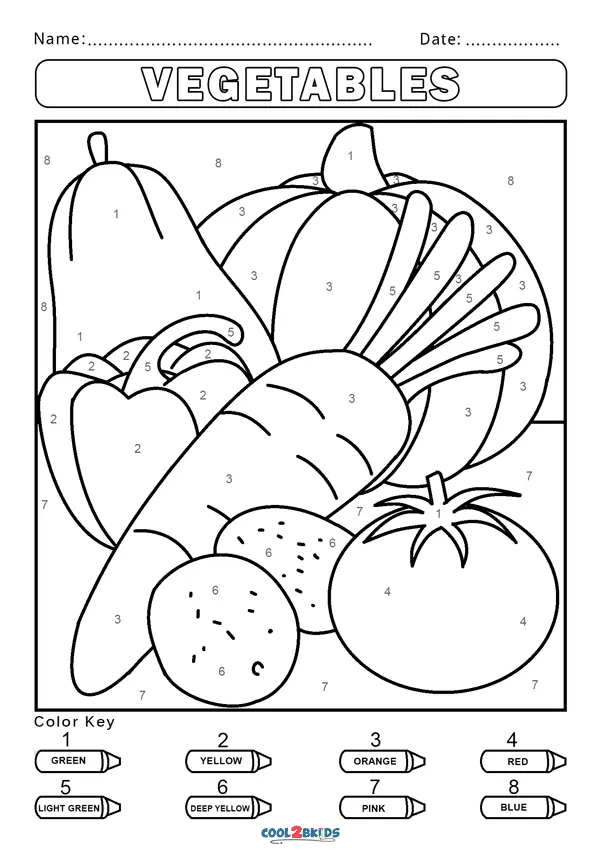 Colorear Por Numero Paginas Para Colorear 11