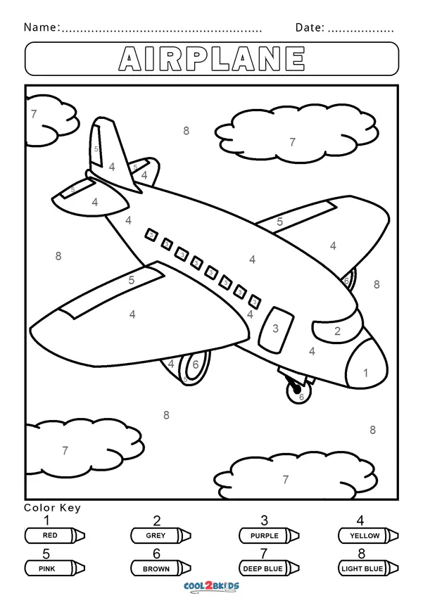 Desenhos de Paginas Colorir Por Numero Para Colorir 15