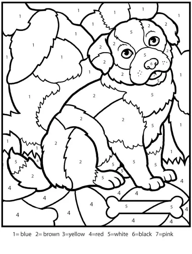 Desenhos de Paginas Colorir Por Numero Para Colorir 35