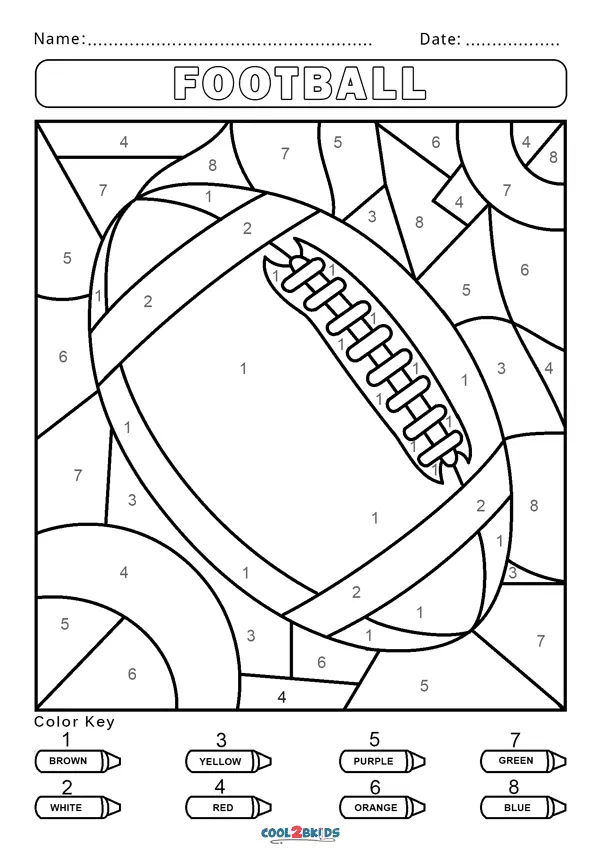 Colorear Por Numero Paginas Para Colorear 5