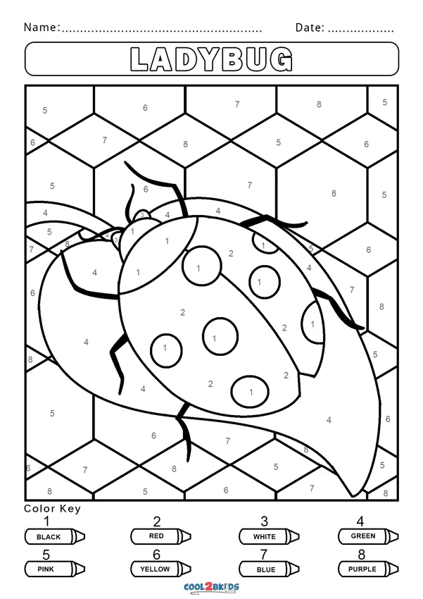 Colorear Por Numero Paginas Para Colorear 57