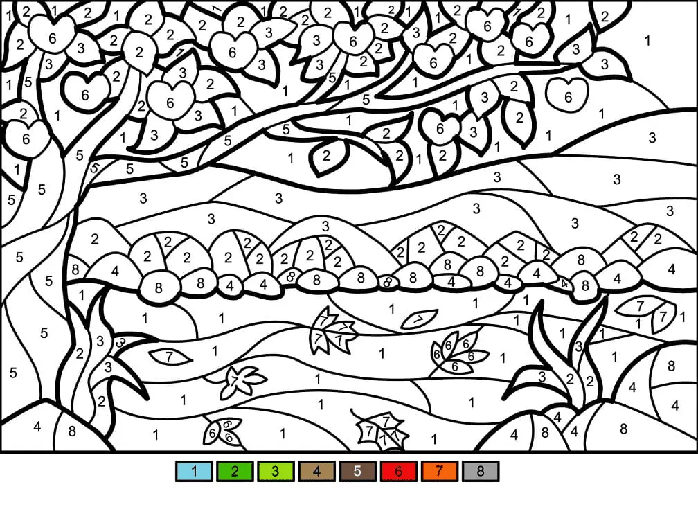 Desenhos de Paginas Colorir Por Numero Para Colorir 59