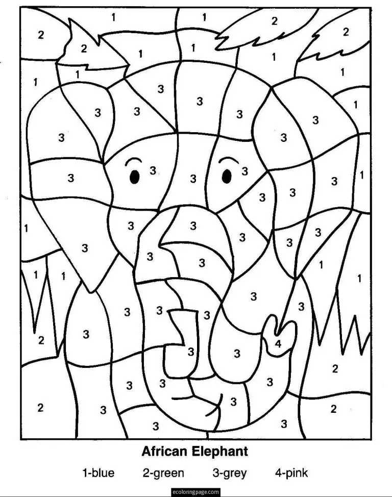 Desenhos de Paginas Colorir Por Numero Para Colorir 76