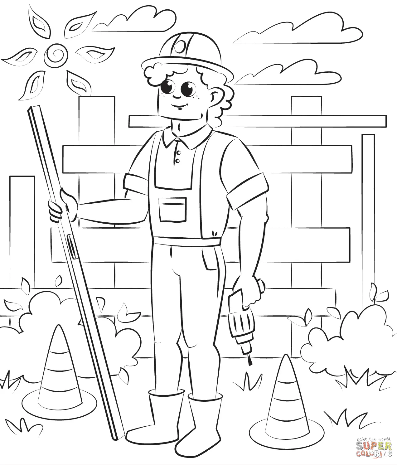 Construction Coloring Pages 26