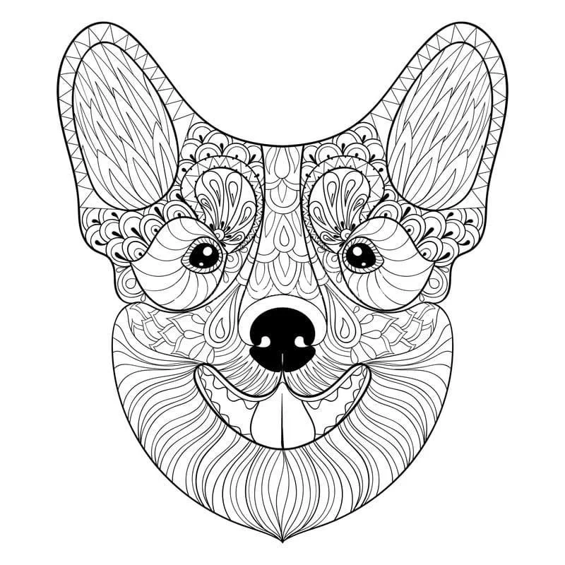 Corgi Ausmalbilder 21