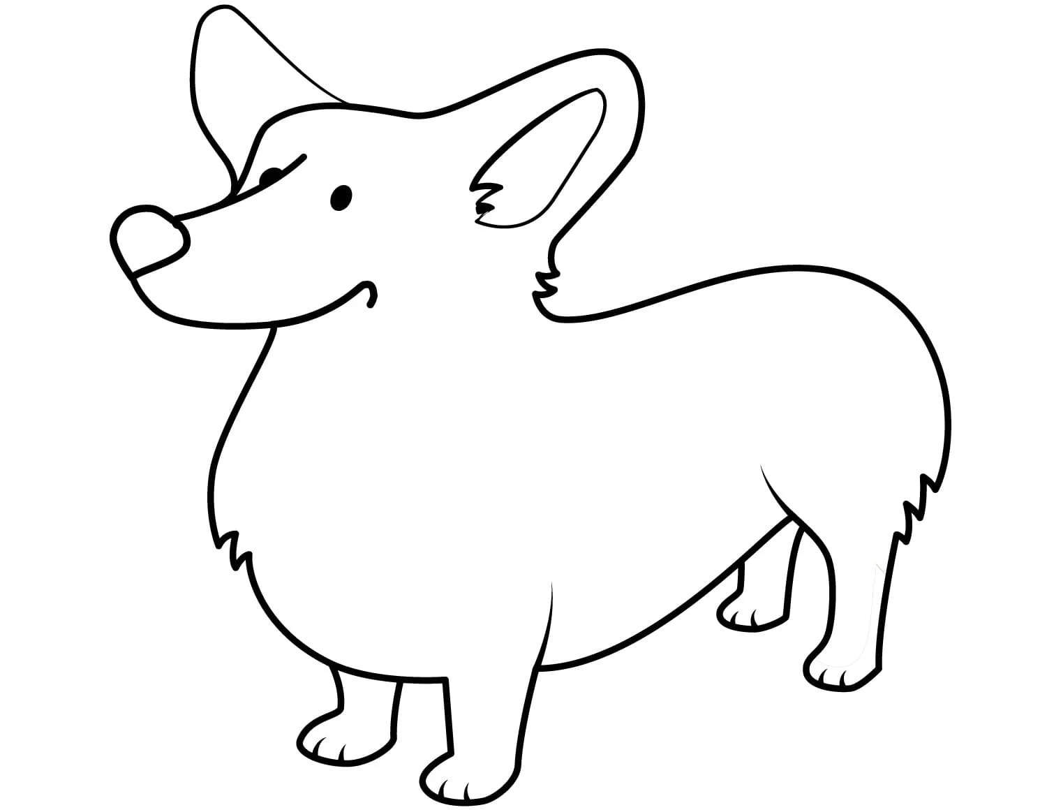 Corgi Ausmalbilder 80