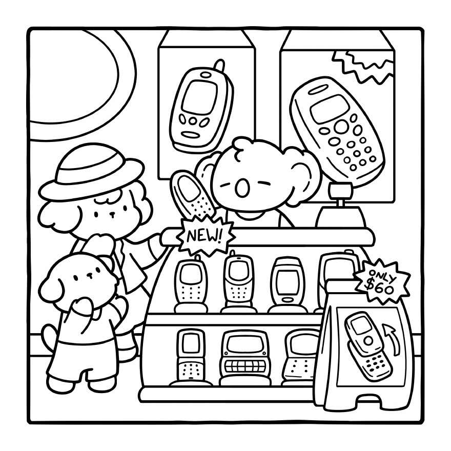 Cozy Eras para Colorir 19