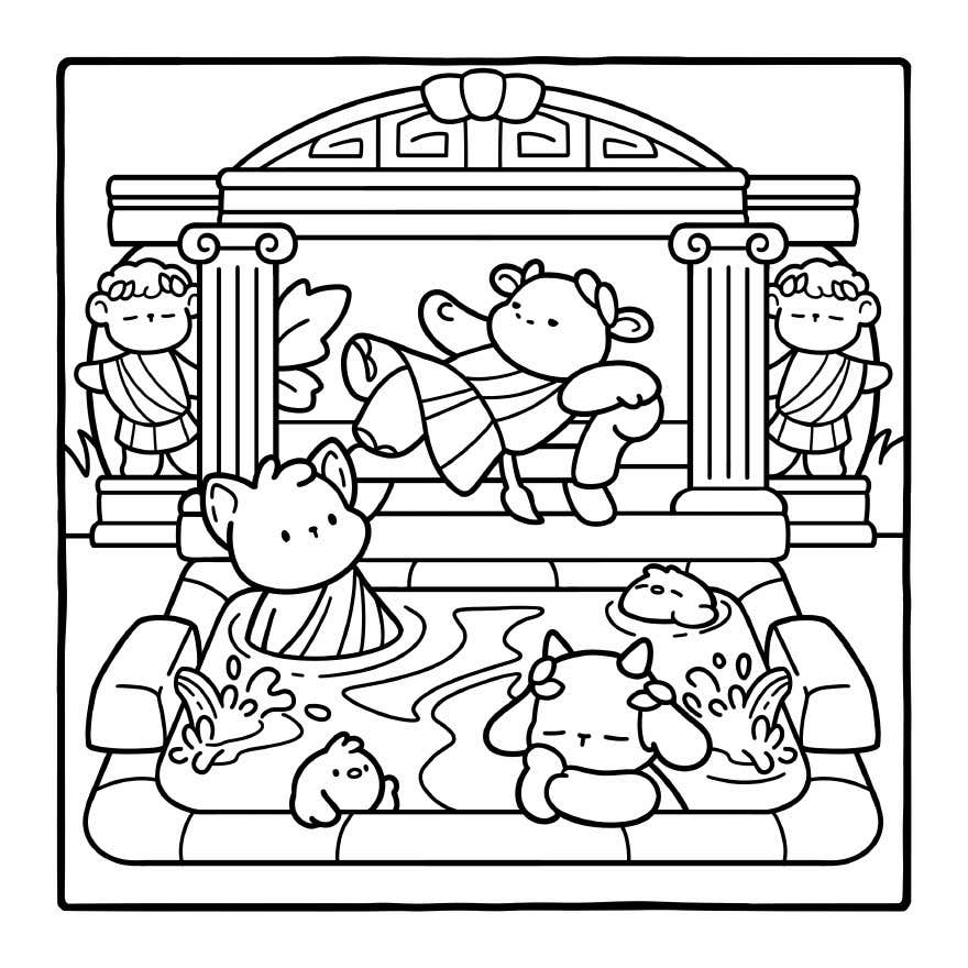 Cozy Eras para Colorir 32