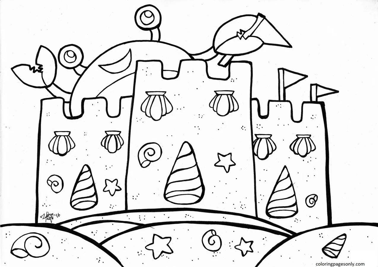 Desenhos de Caranguejo Para Colorir 31