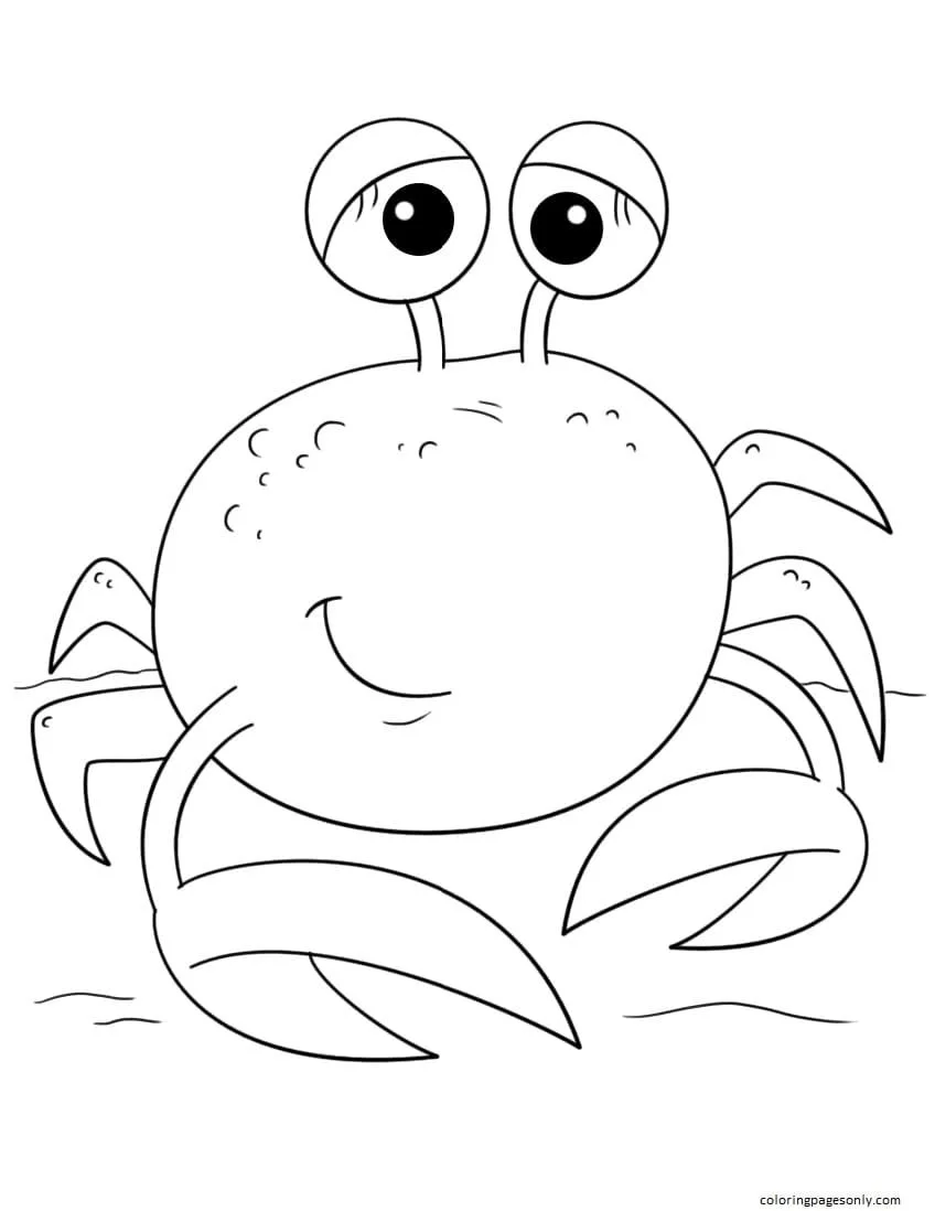 Crab Coloring Pages 54