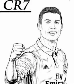 Cristiano Ronaldo Ausmalbilder 2