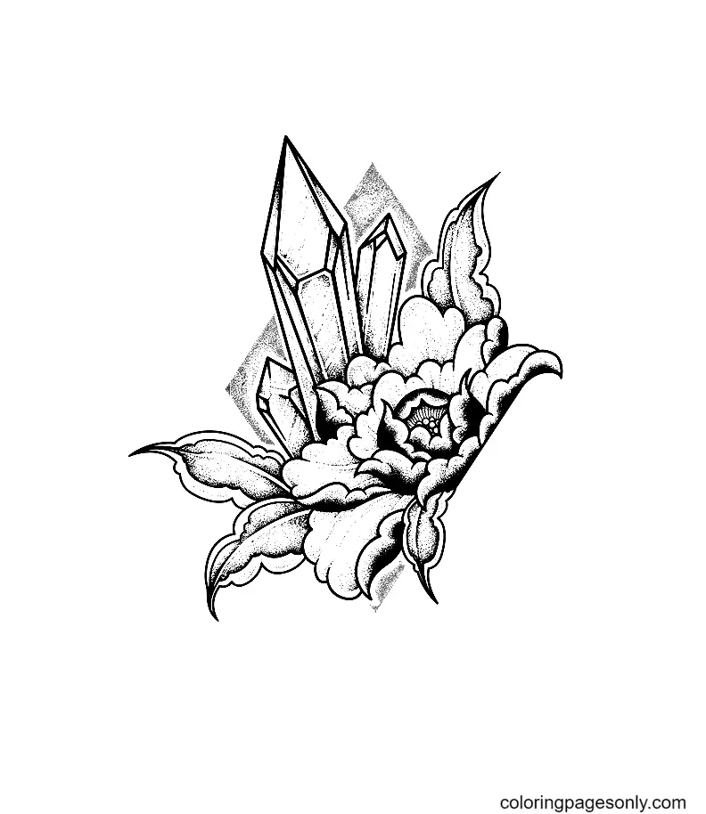 Crystal Coloring Pages 56