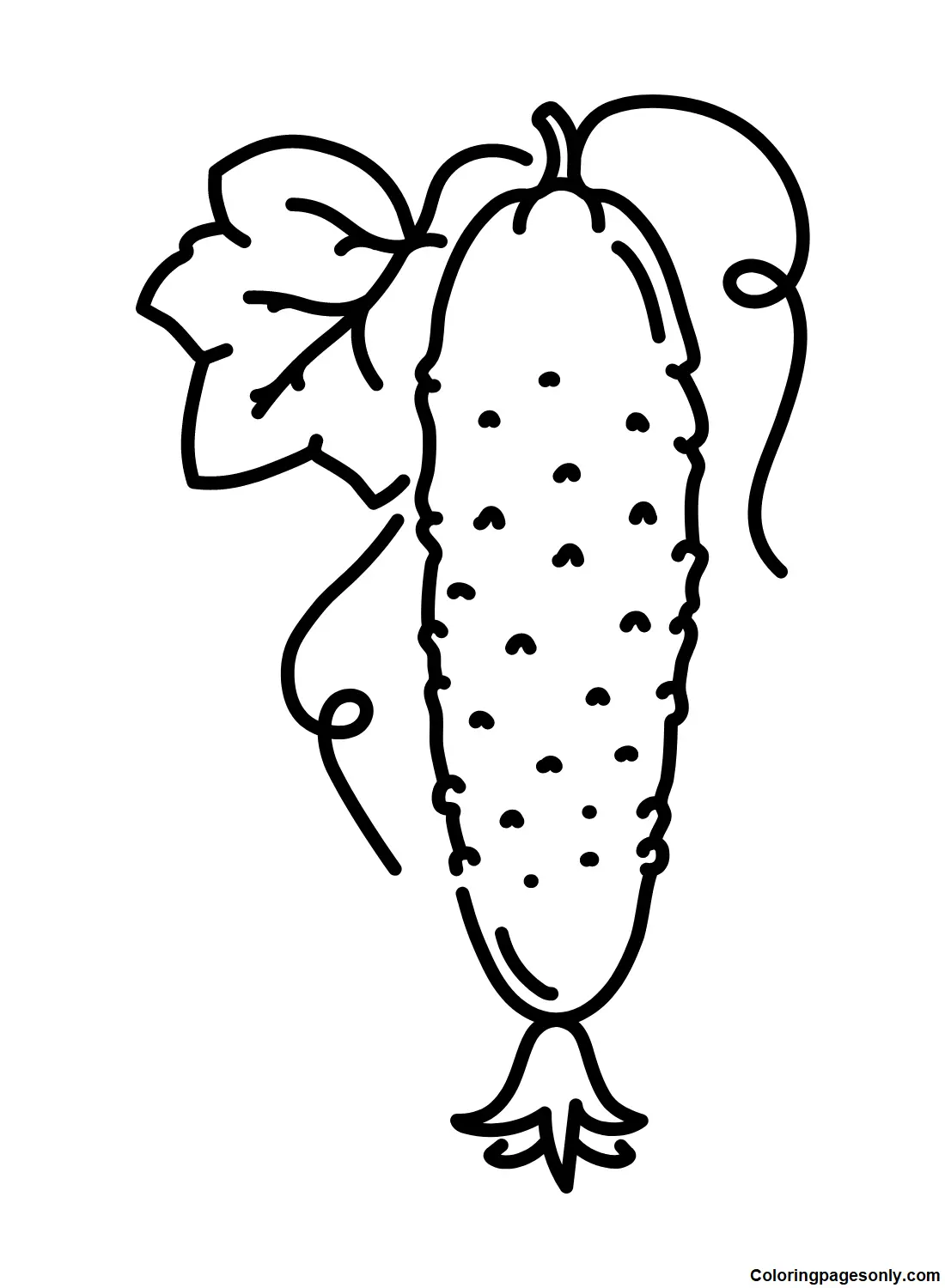 Pepino Para Colorear 26