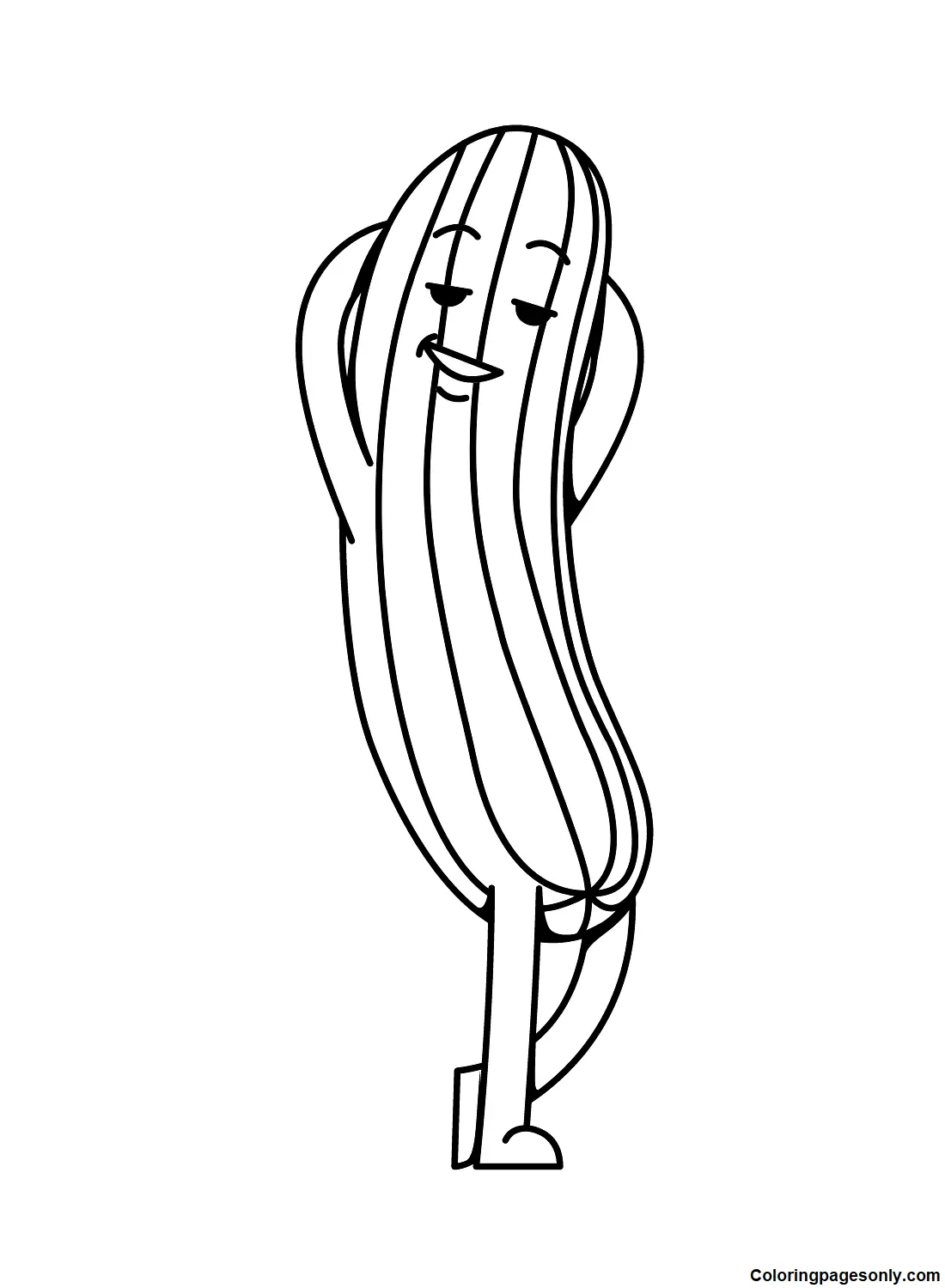 Cucumber Coloring Pages 27