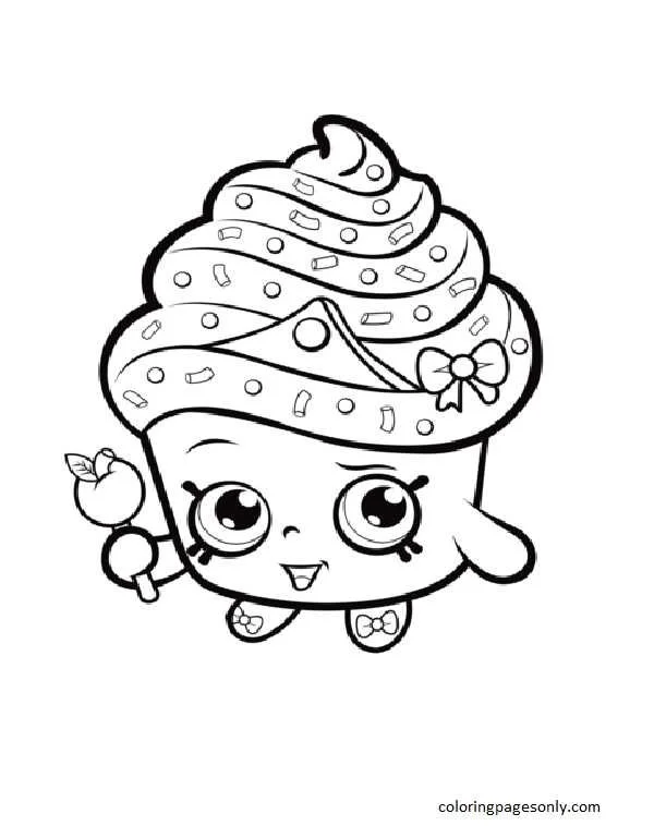 Desenhos de Cupcake Para Colorir 36