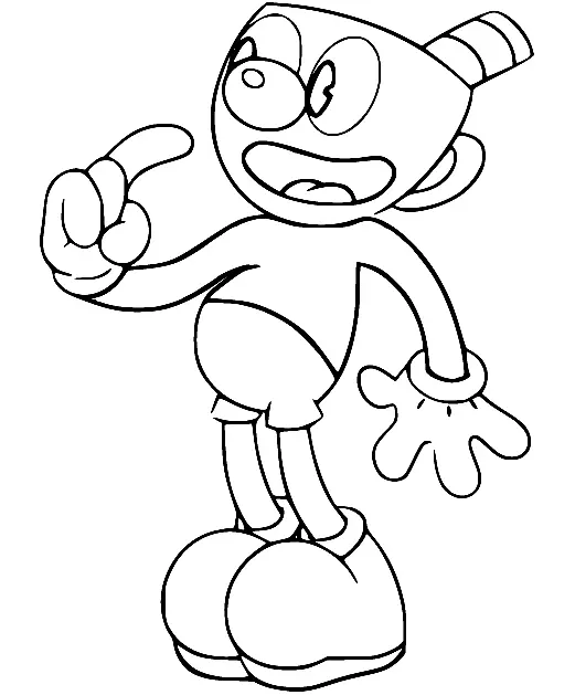 Desenhos de Cuphead Para Colorir 110