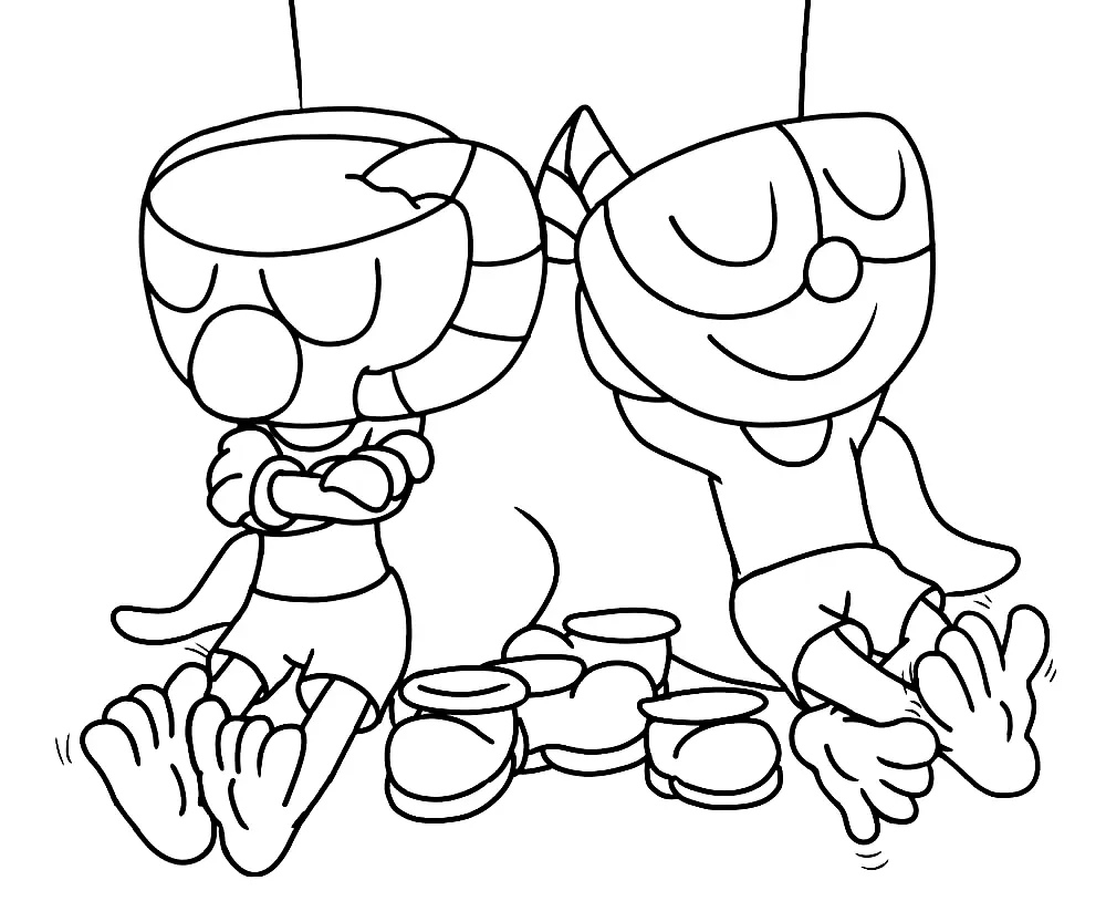 Desenhos de Cuphead Para Colorir 112