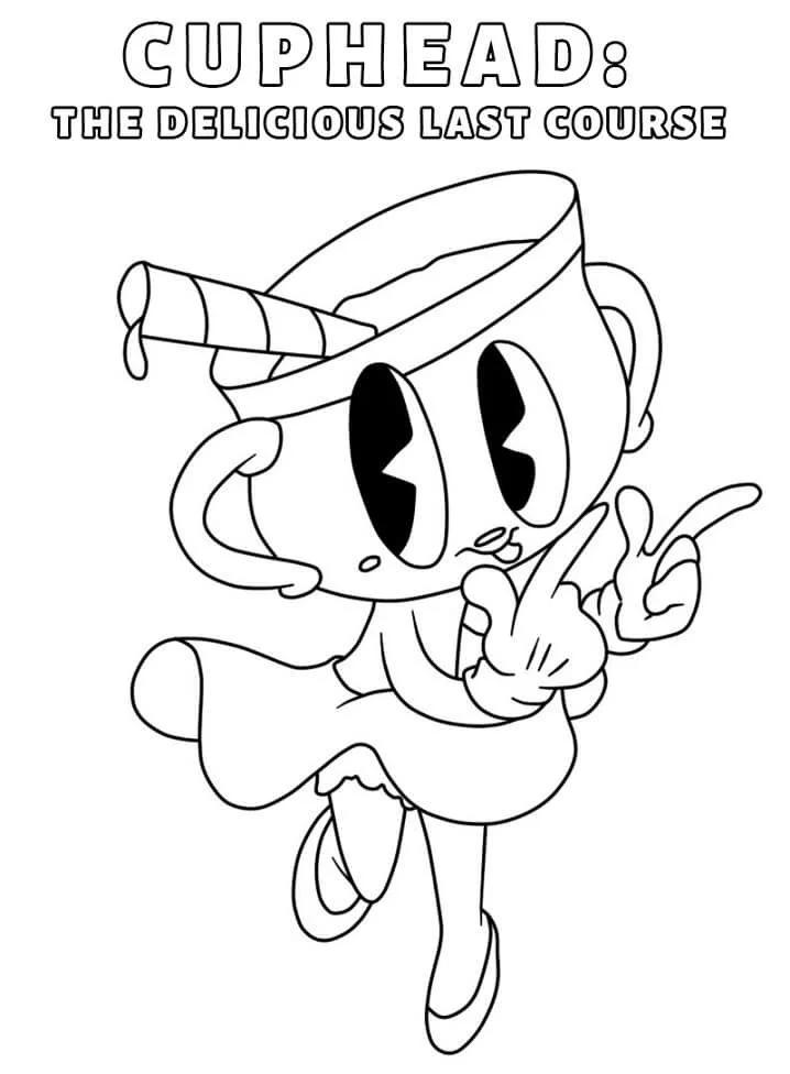 Cuphead Para Colorear 36