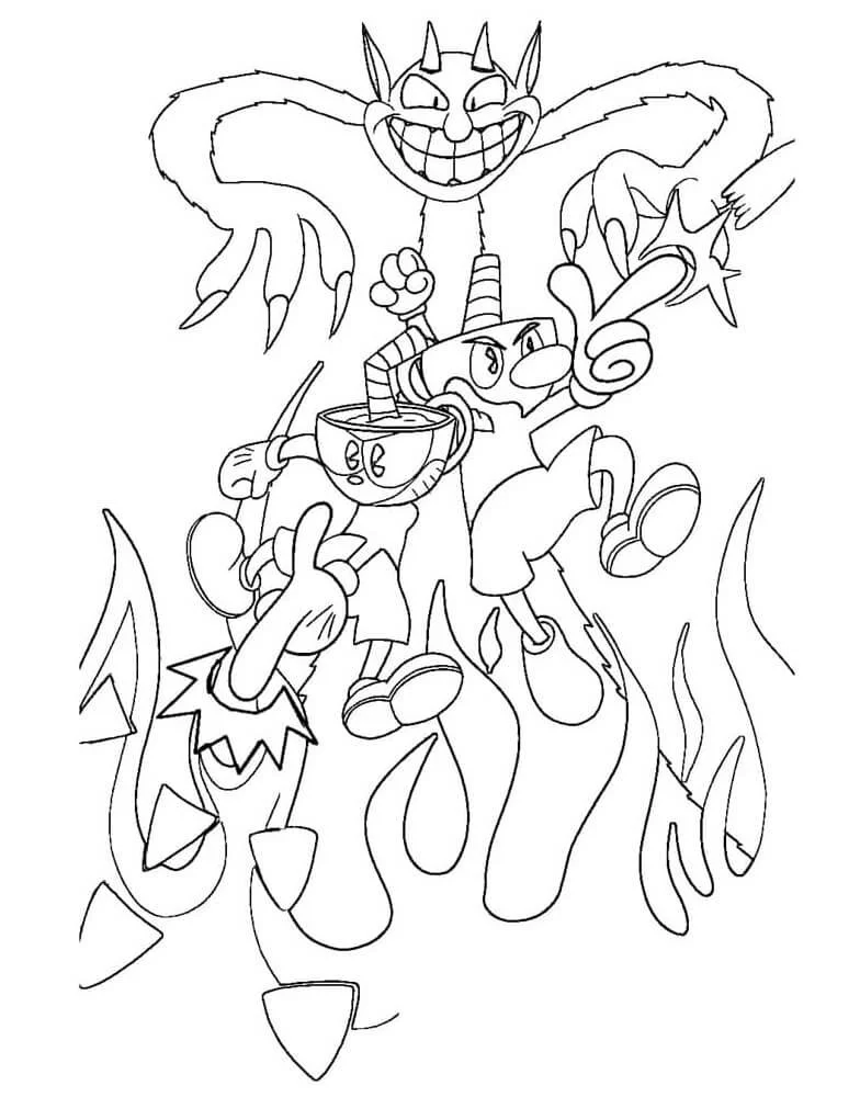 Desenhos de Cuphead Para Colorir 52