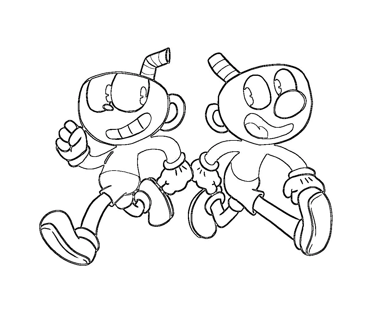 Desenhos de Cuphead Para Colorir 62