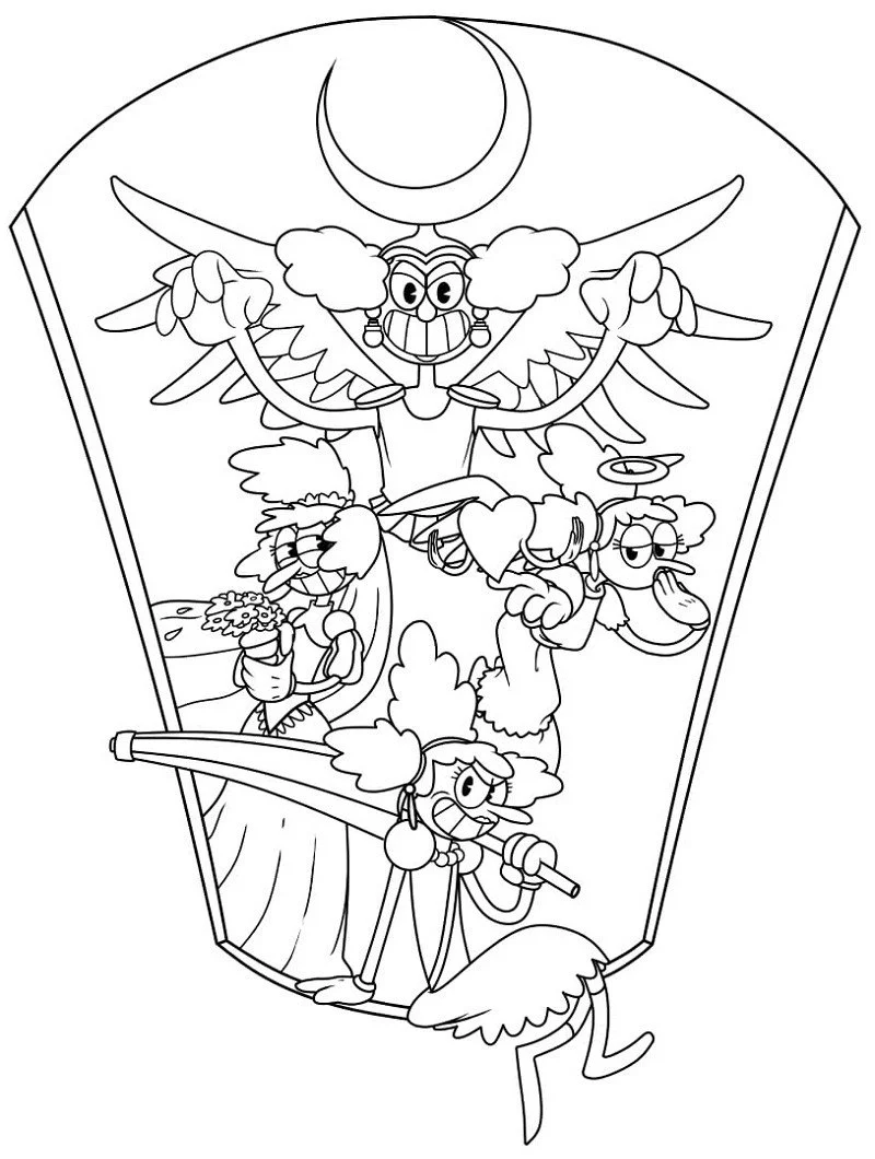 Desenhos de Cuphead Para Colorir 76