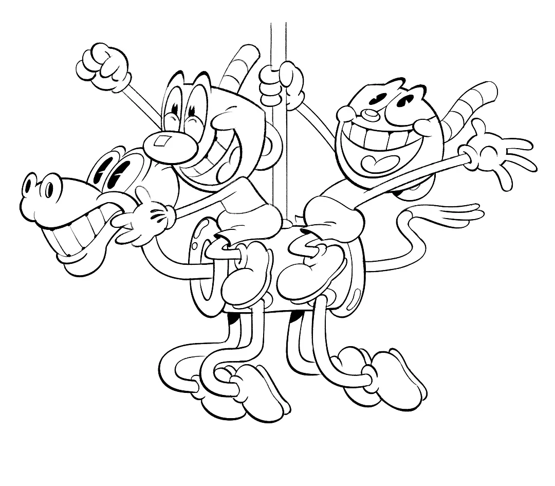 Desenhos de Cuphead Para Colorir 83