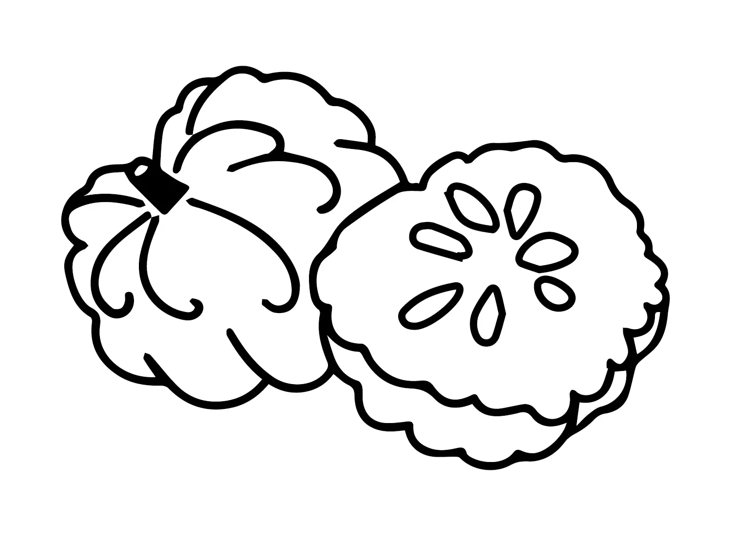 Custard Apple Coloring Pages 22