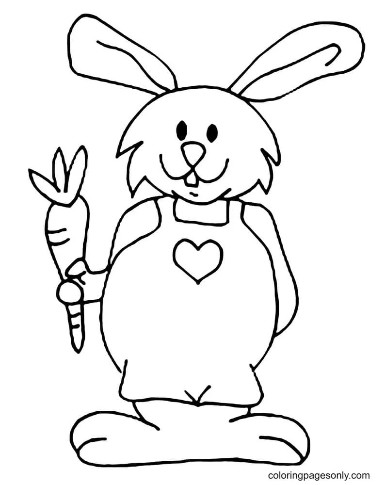 Conejitos Lindos Para Colorear 26